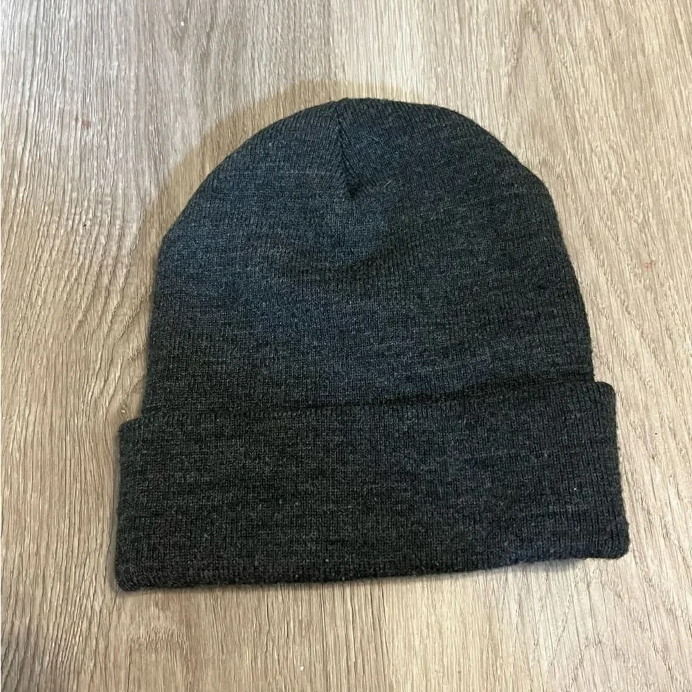 New York NY Dark Grey Black Beanie Hat